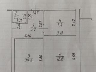 2-комн., 37.6 м², 1/3 этаж